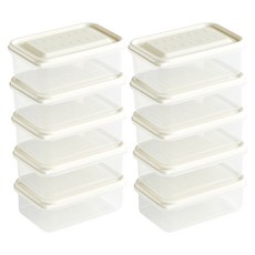 EASY&FREE Chagok 多用途冰箱收納盒 480ml, 1入, 10個