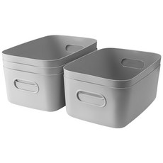 Saenghwalgongsik 多功能整理收納盒 5入, 灰色的