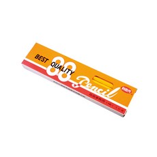 LIBERTY 利百代 88 高級皮頭鉛筆 六角筆桿 黃色筆桿 HB, 單一顏色, 1盒