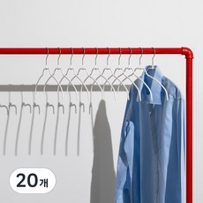 MAWA Silhouette Light防滑衣架 42FT, 20個, 白色