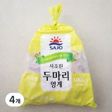 사조원 영계 두마리 (냉장), 1kg, 4개