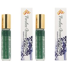 포라비 그린 아로마 야몽스틱 에센스 오일 멘솔향, 2개, 10ml