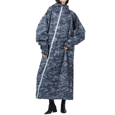 BAOGANI 寶嘉尼 B14嵐雨背包斜開一件式雨衣, 3XL, 灰色, 1件