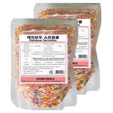 Haetsalnarae 彩虹糖珠, 300g, 2個