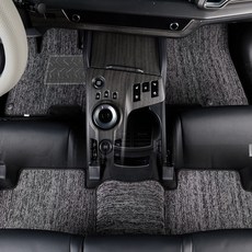 메이튼 두께 5mm 마이크로합사 뉴 코일매트 자동차 확장형 1열＋2열 풀세트, 현대 제네시스 GV80 페이스리프트 5 / 7인승 쿠페(2023년 10월~현재), 그레이