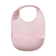 miniware 矽膠圍兜, 棉花糖, 1入, 1個
