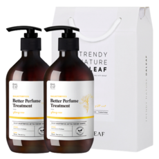 DALEAF 半乳糖酵母菌香水護髮禮盒組，內含香氛膠囊，滋養秀髮, 500ml, 2組