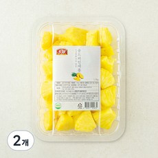 에스앤더블유 골드파인애플 청크형, 1.5kg, 2개