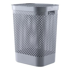 簍空款洗衣籃 300g, 大, 灰色