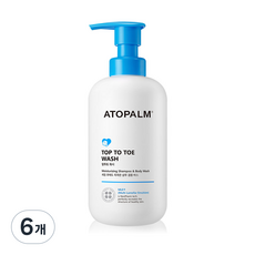 아토팜 탑투토 워시 올인원클렌저, 460ml, 6개