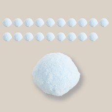 플라워트리 스티로폼 볼 만들기 DIY 폼폼이 4cm, 블루, 20개
