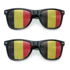 Allode 各國國旗派對眼鏡, 2個, TYPE06比利時