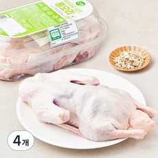 다향 무항생제 인증 백숙재료 담은 통오리 (냉장), 1.6kg, 4개
