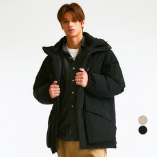 WHO.A.U 男款連帽大口袋鴨絨外套 WHJDD4V31M