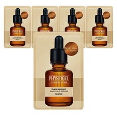 피지오겔 사이언수티컬즈 데일리뮨 앰플 세럼 마스크팩, 1개입, 5개