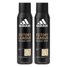 adidas 愛迪達 男用體香噴霧 卓越自信, 150ml, 2瓶