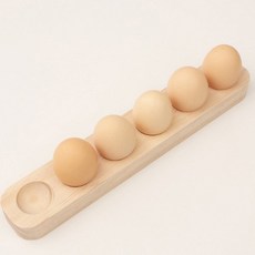 American Road 復古橡木原木雞蛋托盤 長形6格 RK2123, 1個, 混合色