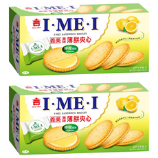 義美 薄餅夾心 檸檬, 144g, 2盒
