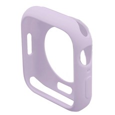 LuA lovel Apple Watch 兼容 馬卡龍糖果色防撞保護殼, 丁香紫