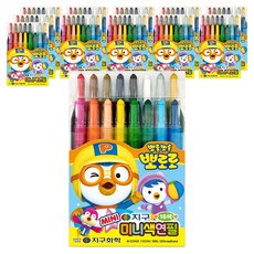 GLOBE CHEMICAL 地球Pororo迷你自動彩色筆, 12套, 16色