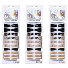 Maket Gamseong 高優理 美甲片 24p 套組, 22, 3個