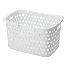 簍空款洗衣籃 300g, 白色, 1個