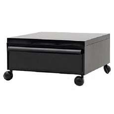 KUIBAO 快豹生活 中古堆疊移動收納櫃 一層, 黑色