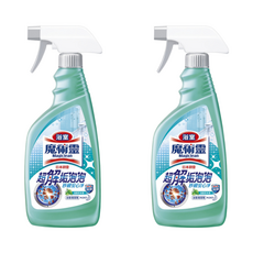 Kao 花王 Magiclean 魔術靈 浴室清潔劑 噴槍瓶, 浴室清潔, 清新草本香, 500ml, 2瓶