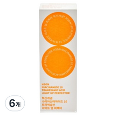 혁신개념 나이아신아마이드10 트라넥삼산 라이트업 퍼펙터 에센스, 30ml, 6개