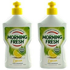 MORNING FRESH 魔力芬超濃縮檸檬洗碗精, 2個, 400ml