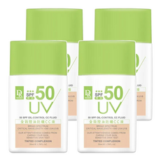 DR.HSIEH 達特醫 全效控油防曬CC液 SPF50 輕盈不油膩, 潤色, 50ml, 4瓶