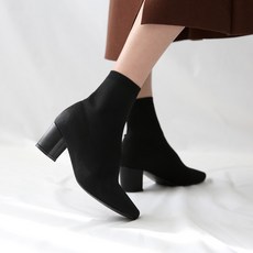 단골언니 여성용 뉴요커 삭스 앵클부츠