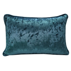 J&N 晶亮閃絨抱枕 2入, 藍色