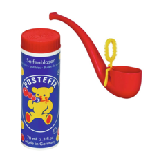 PUSTEFIX 魔法泡泡煙斗 德國原裝進口 泡泡色彩繽紛不易破, 紅色, 1入