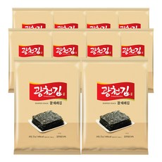 광천김 참 재래김, 25g, 10개