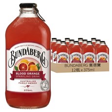 BUNDABERG 賓德寶 紅心芭樂風味氣泡飲, 375ml, 12瓶