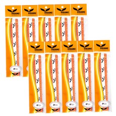 VISANG 羽球 / 網球球拍握把布 10入, 螢光橘