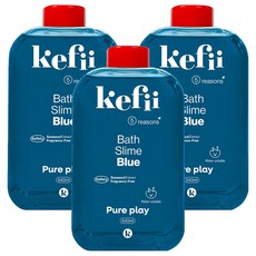 kefii 沐浴史萊姆 藍色, 540ml, 3個