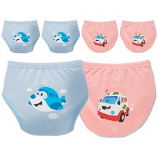 아가짱 프랜들리 6중 배변훈련팬티, 비행기, 병원차, 3세트