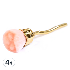 플라워 네일 더스트 브러쉬, 4개, 핑크