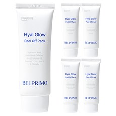 Belprimo Hyal Glow緊緻保濕撕拉式面膜, 1條, 5條