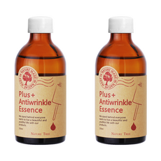 NATURE TREE 自然樹 抗皺濃縮精華液 250ml, 平滑柔亮 更顯光澤，緊實光滑 加強滋潤撫平細紋, 2瓶