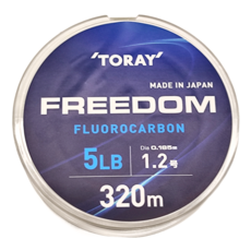 TORAY 東麗 FREEDOM 卡夢線/碳素線/碳纖線/軟線 高感度 耐磨耗 S743, transparent, 1個