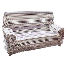 J&N 咖多防貓抓沙發便利套 雙人 聚酯纖維, 多色, 1件