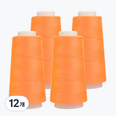 유니크 프리미엄 OWL 코아사 45수2합, 44 네온오렌지, 12개