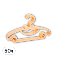 itgom 兒童用蝴蝶結衣架, 橘色, 50個