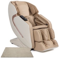 제스파 칼리스토 안마의자 + 전용 러그 세트 방문설치, 화이트, 브라운, ZPC3175