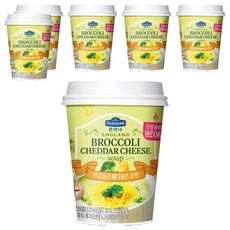 폰타나 잉글랜드 체다치즈 & 브로콜리 컵수프, 20g, 6개