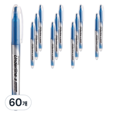 munhwA UNDERLINE S 螢光筆, 藍色, 60個