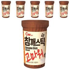 CW 芝麻餅乾棒, 85g, 6罐